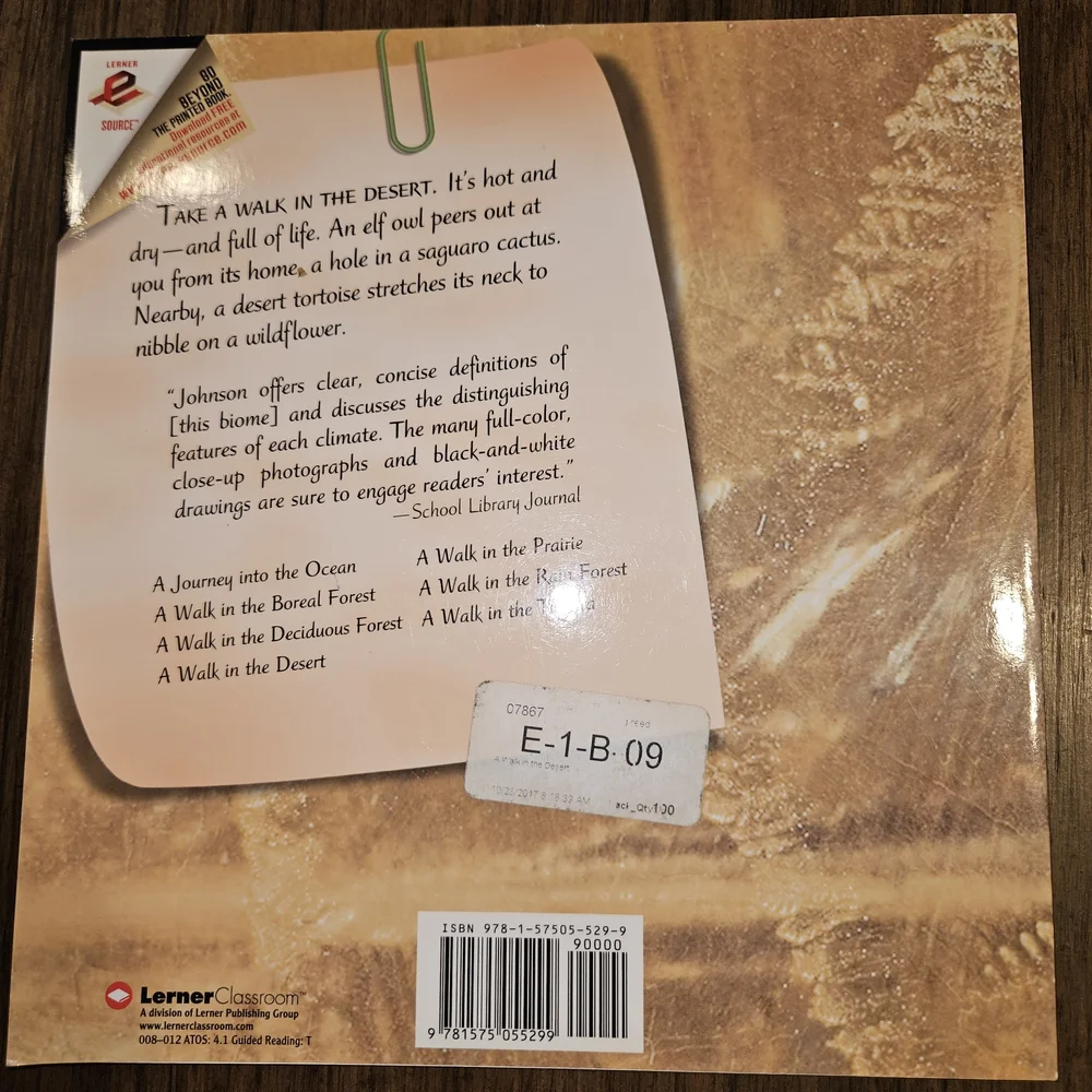 Biomes of North America Kids Book Collection Homeschool